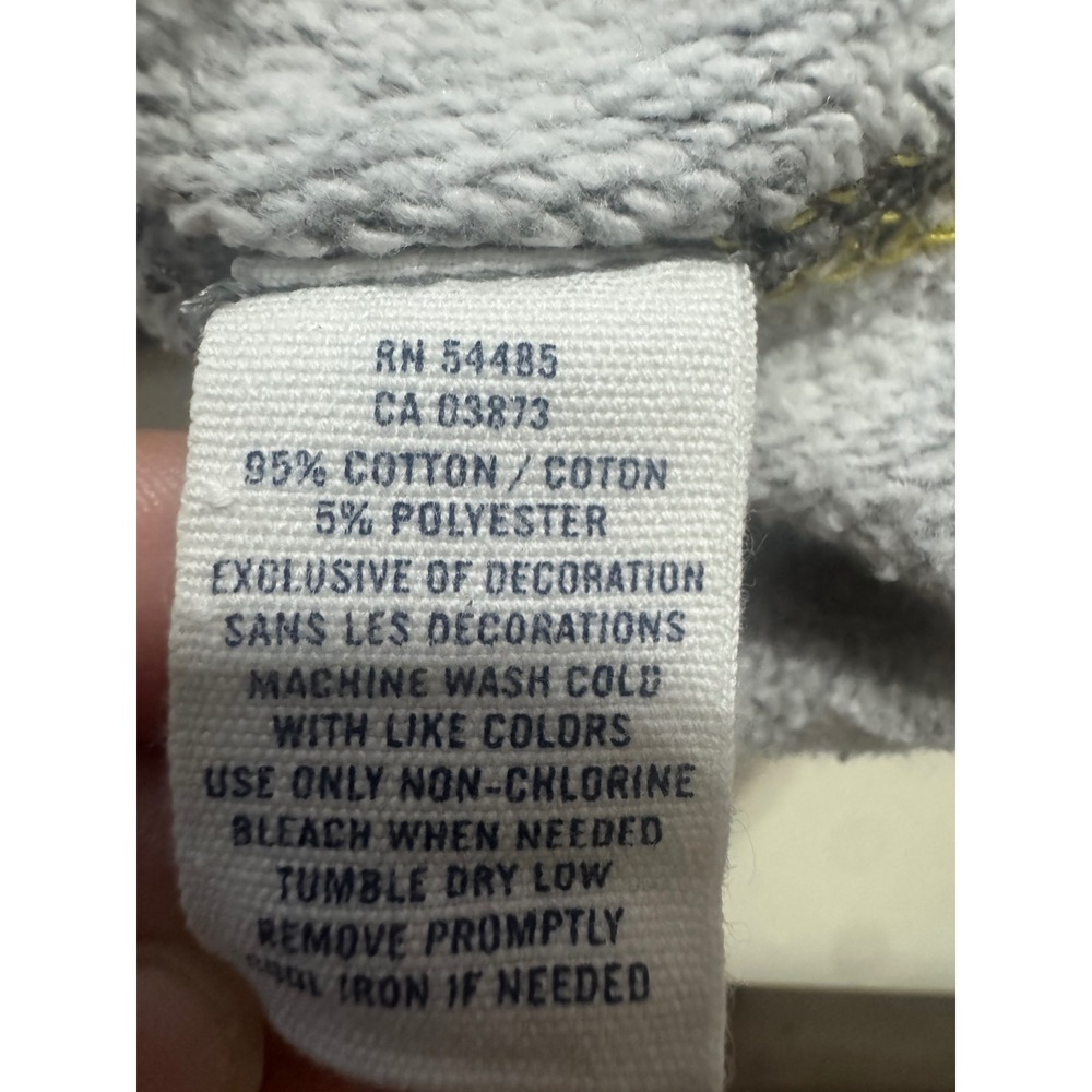 American Eagle Eagle Fleece Gray Pullover Hoodie Men's Medium M - Picture 5 of 9
